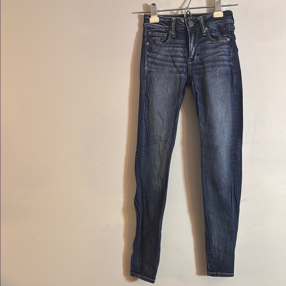 American Eagle Outfitters Blue Skinny Jeans